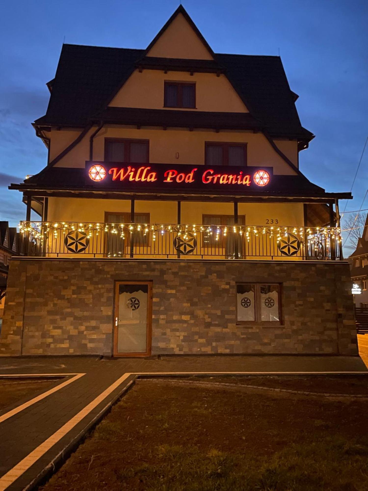 ביאלקה טטרנסקה Willa Pod Grania מראה חיצוני תמונה